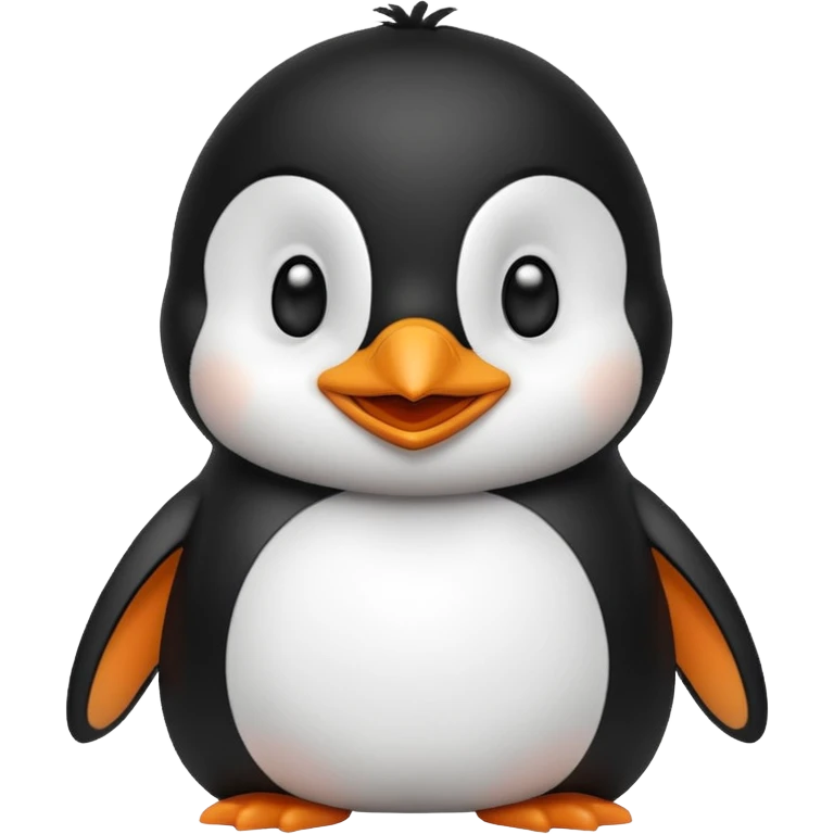Penguin smiling  emoji