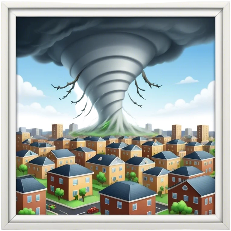 Tornado crime emoji