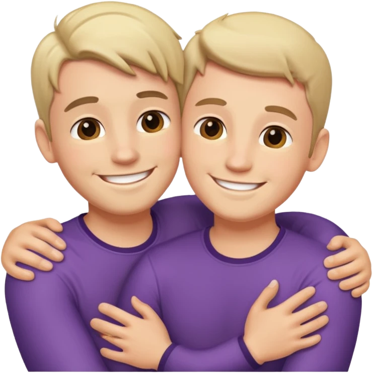 Two gay guys on top of each other emoji