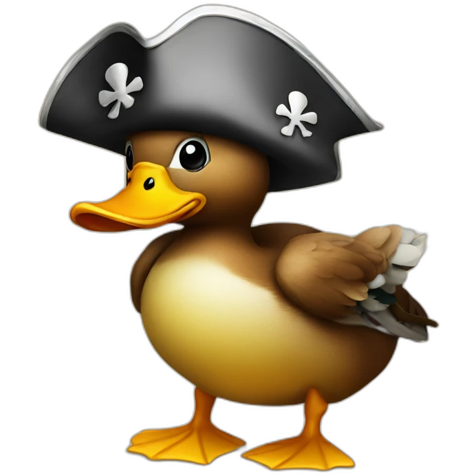 pirate duck emoji