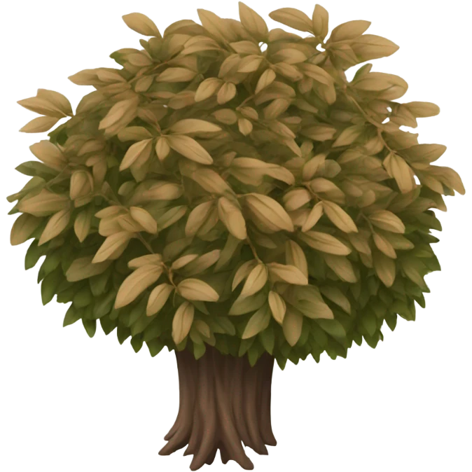 Bundle of brown bushes emoji