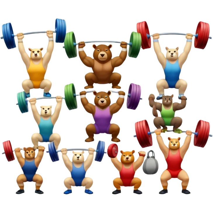 gym animals  emoji