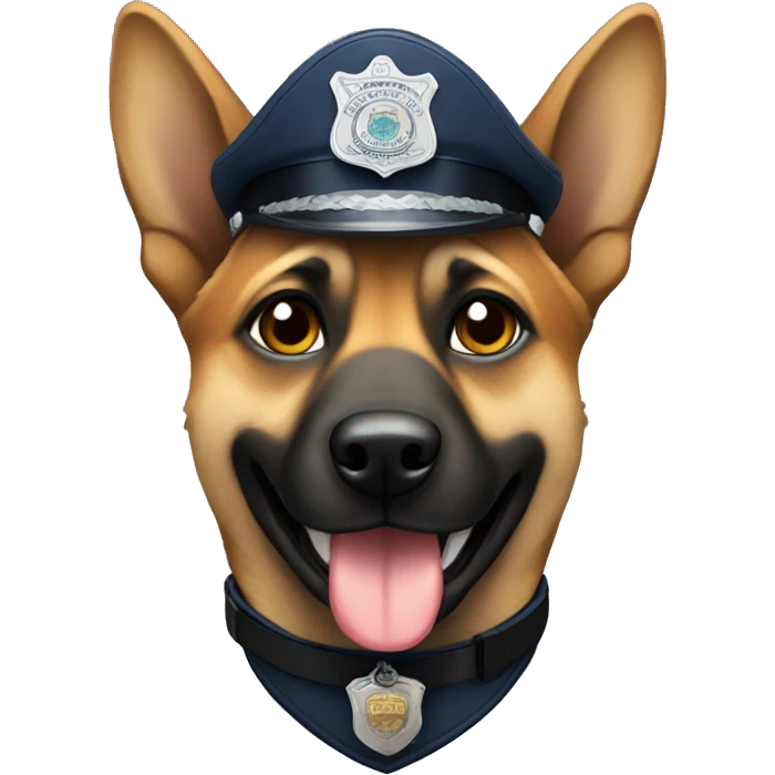 Police dog emoji
