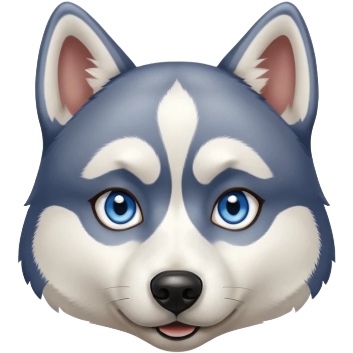 Husky siberiano heterocromia emoji
