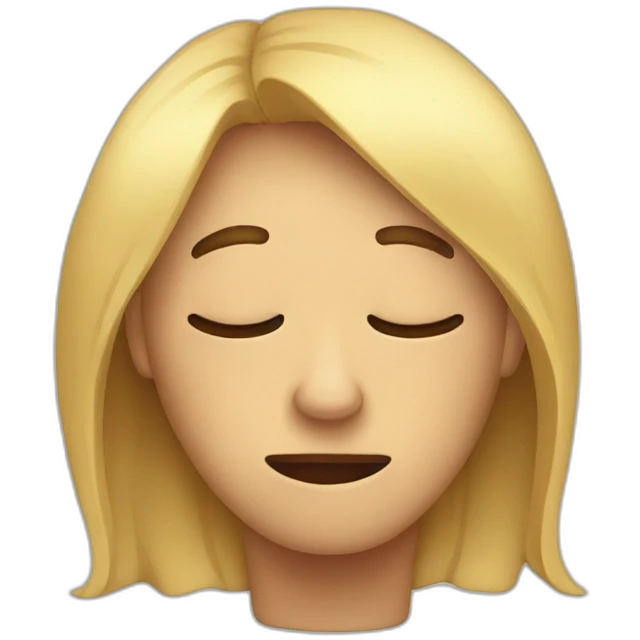 tired emoji