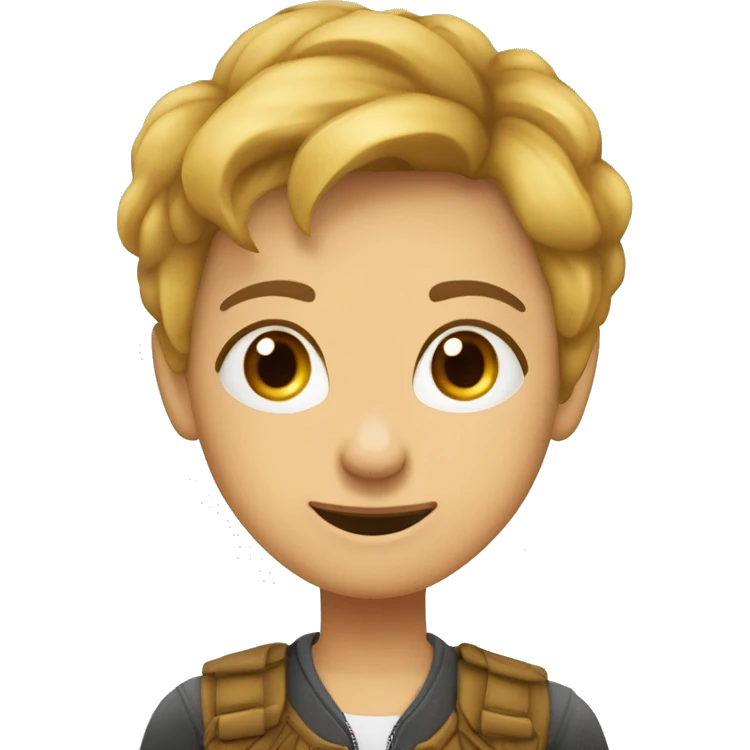 Девушка азиатка с темными короткими волосами со смуглой кожей emoji