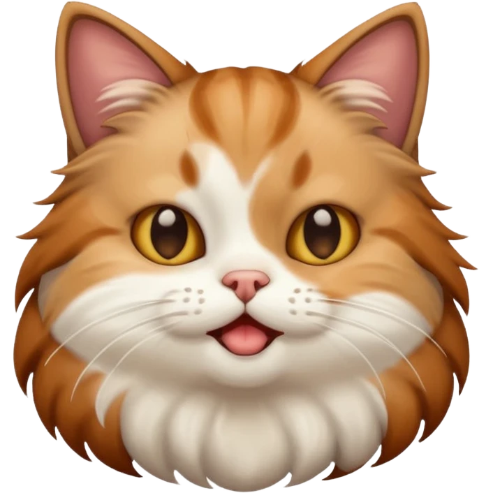 A cat farting emoji