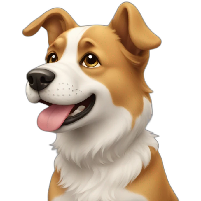 dog happy emoji