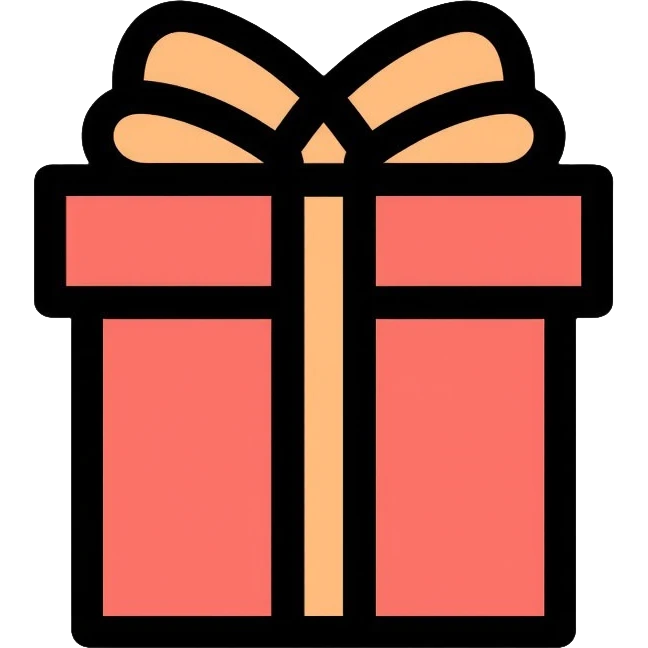 gift box with ribbon emoji