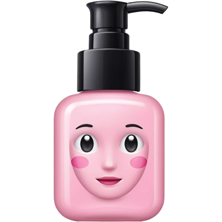 Aesthetic skincare light pink emoji