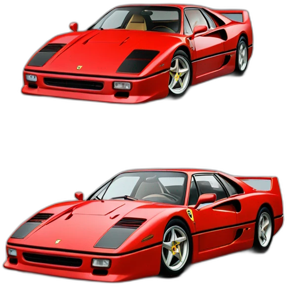 Ferrari-voiture-f40 emoji