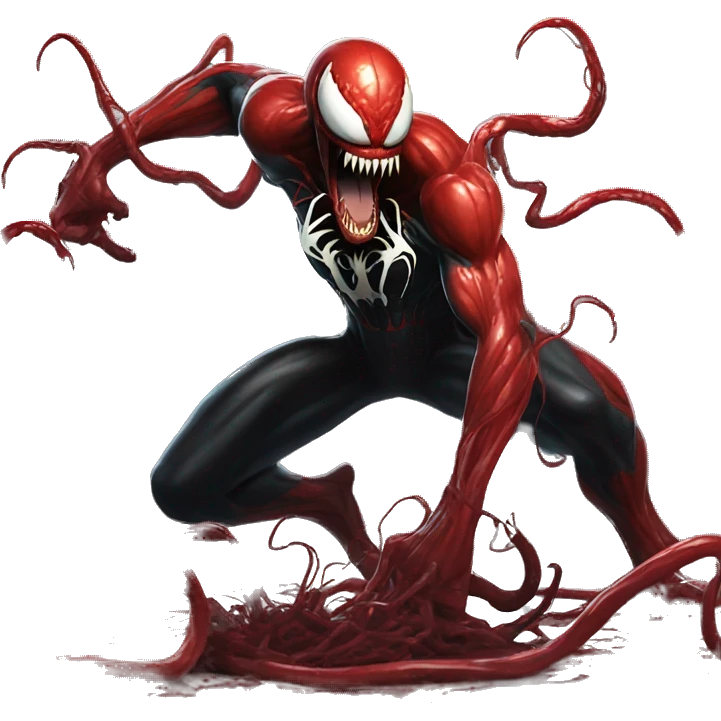 venom carnage fighting venom emoji