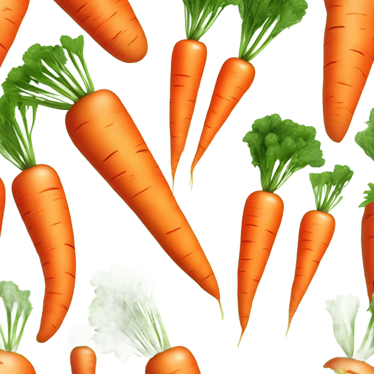 carrots and strawberry  emoji