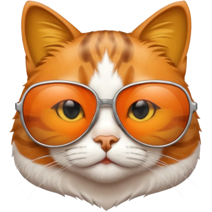 Cat wearing sunglasses emoji
