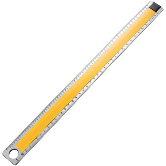 straight ruler measurement tool emoji