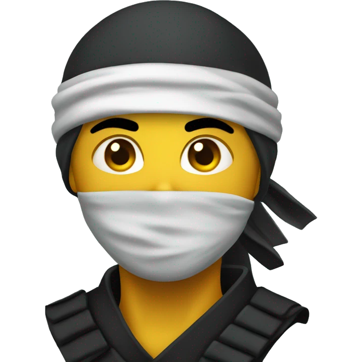 ninja con dinero emoji