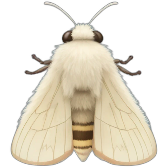 Fluffy moth emoji