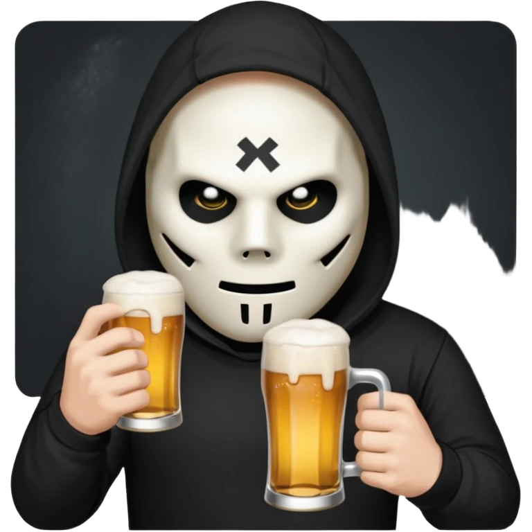 angerfist drink a beer emoji