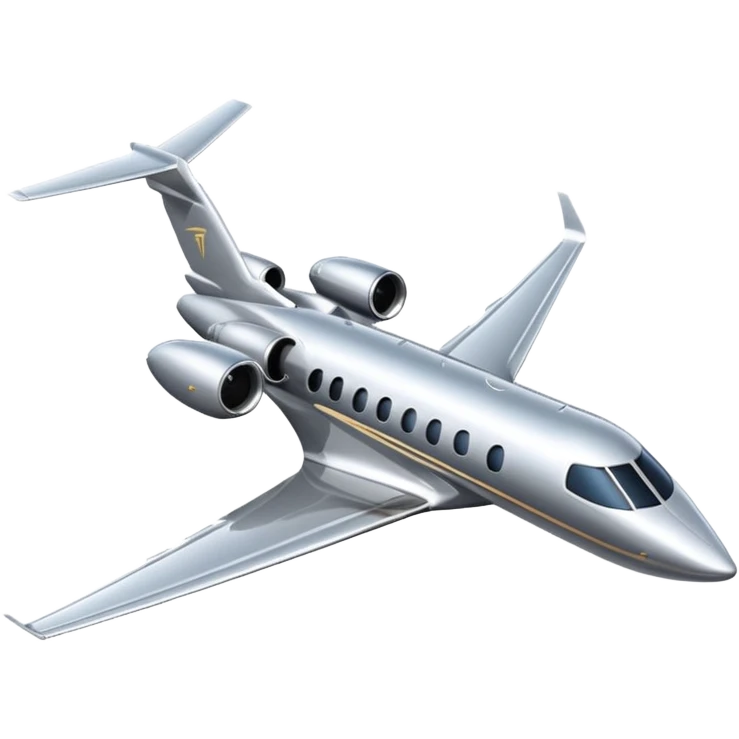 Private jet taking off with BR on the tail emoji