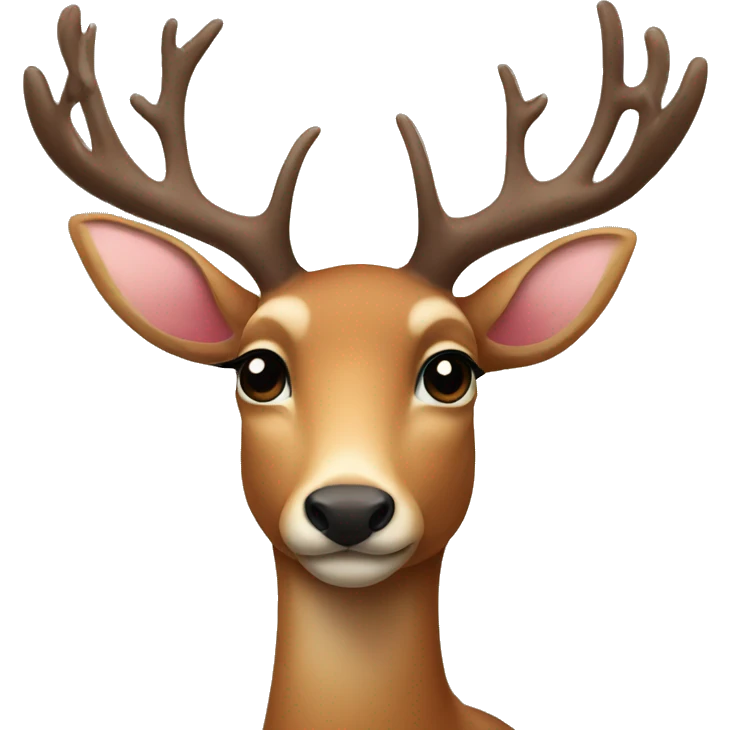 Deer in love  emoji