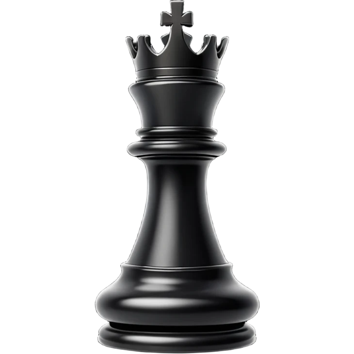 goth black chess rook emoji