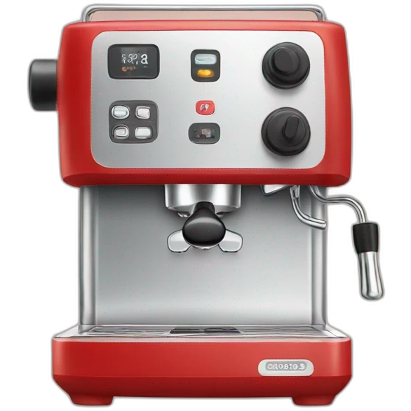 Red espresso machine emoji