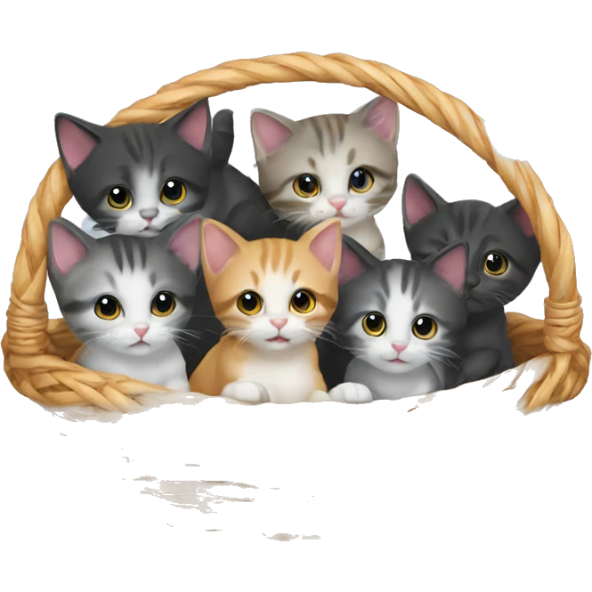 basket of kittens  emoji