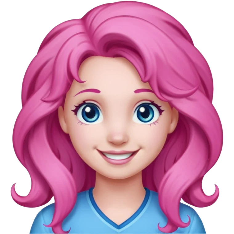 Pinkie pie as a human emoji