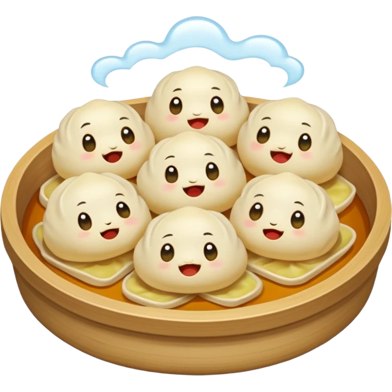 Little dumplings being eaten  emoji