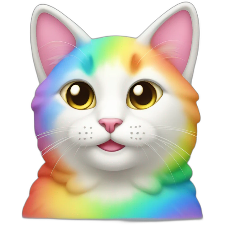 Raimbow cat emoji