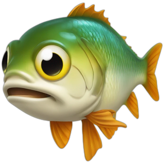 Un poisson qui boit de la bière emoji