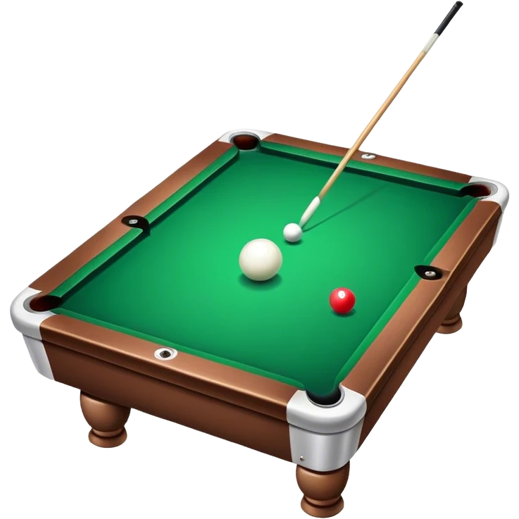 Pool game simple emoji