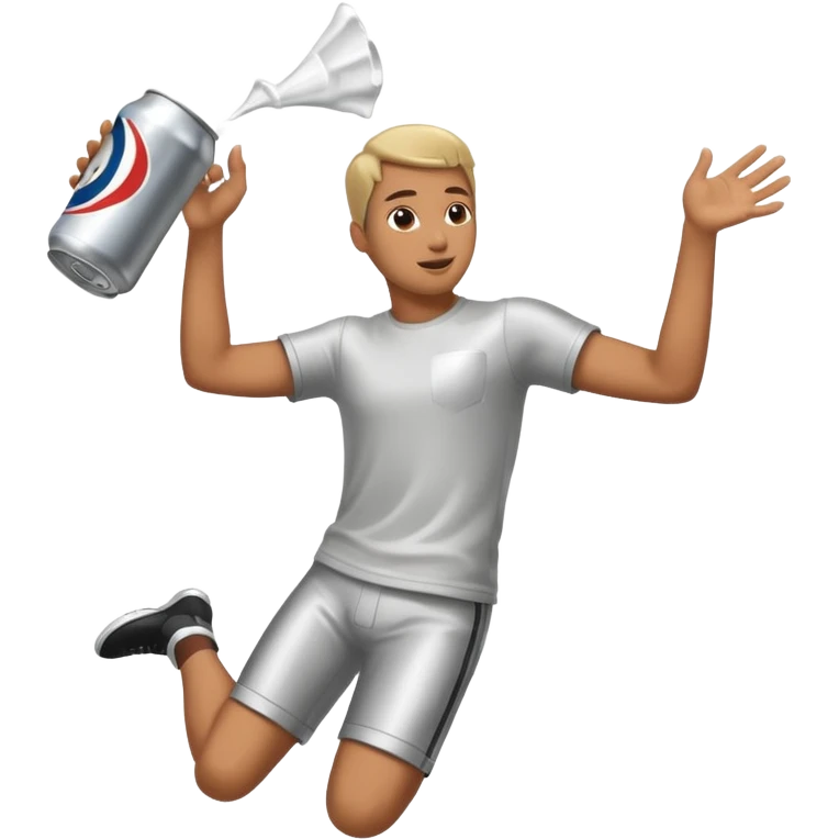 throwing beer can emoji