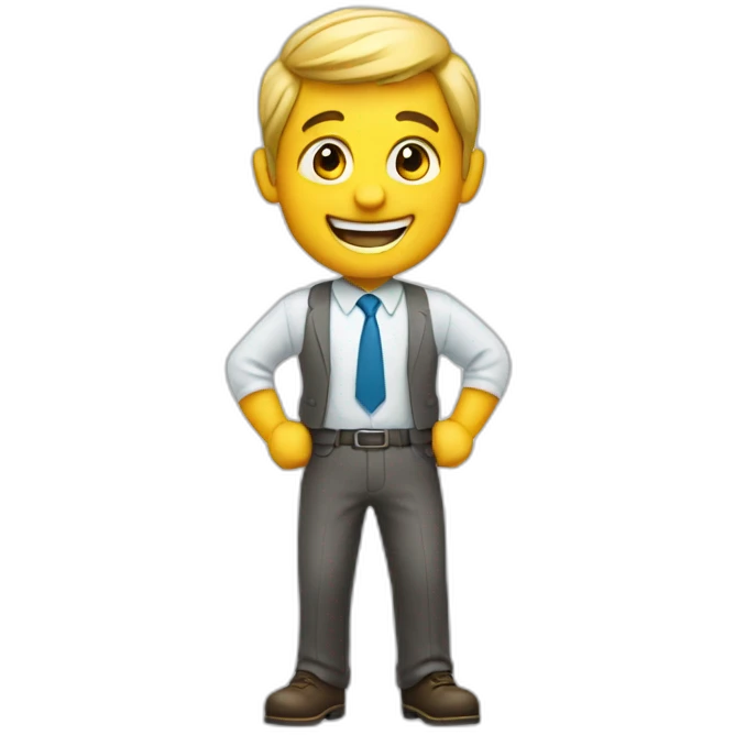 happy salesman emoji