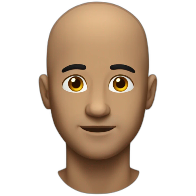 bald man named kevin emoji
