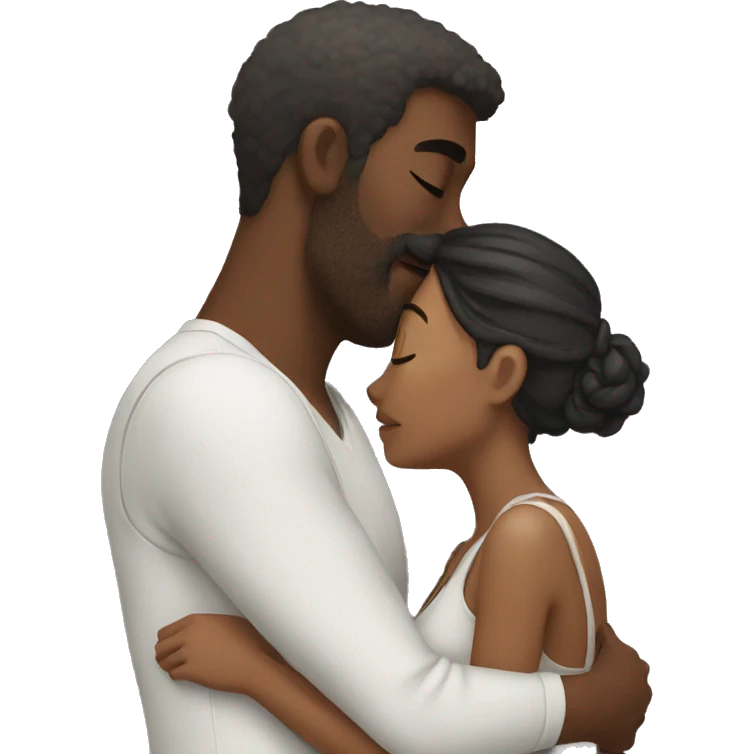 intimate moment between lovers emoji