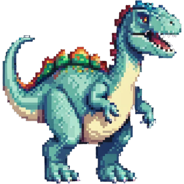 dinosaur with big toes emoji