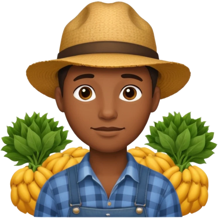 young black farmer emoji