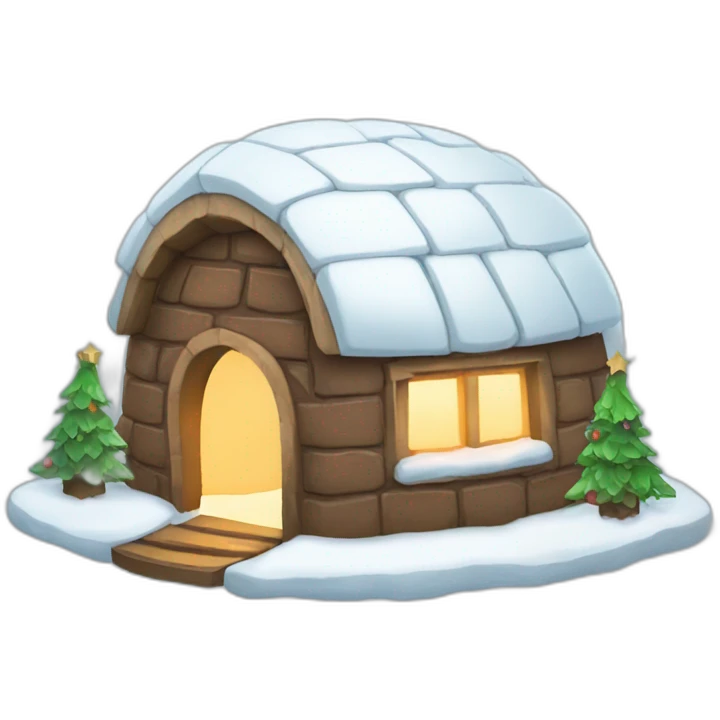 igloo christmas feel emoji