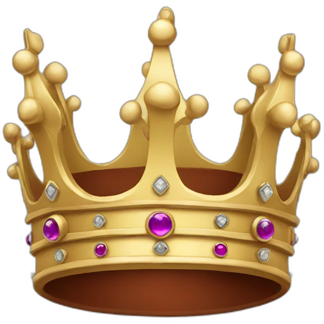 Crown with named king emoji