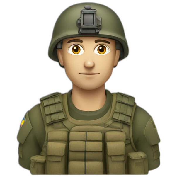 ukraine soldier emoji
