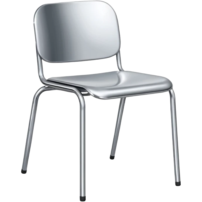 danish design metal chair emoji