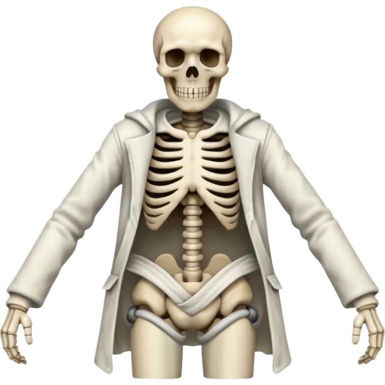 skeleton in a straight jacket emoji