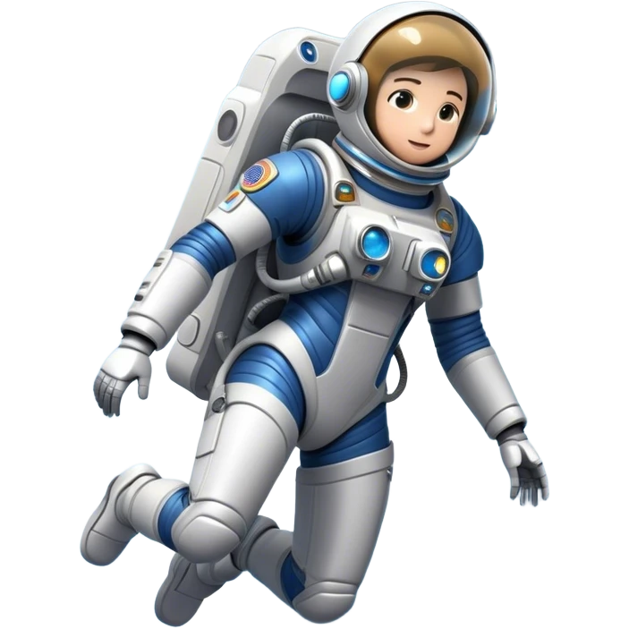  Cinematic Realistic Astronaut with Jetpack – A futuristic astronaut in a sleek, high-tech spacesuit, propelling forward with an advanced jetpack. The suit’s intricate details shimmer under distant starlight, with thrusters emitting a soft, controlled blue glow. emoji