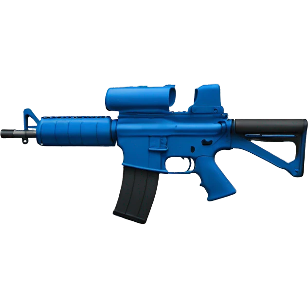 blue m4 emoji