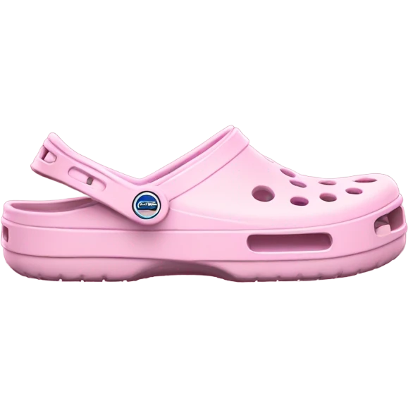 Light pink crocs emoji