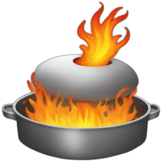 server on fire emoji