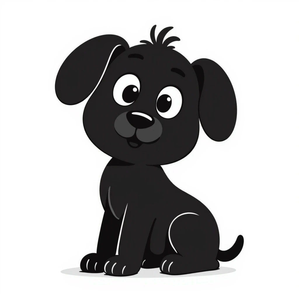a cute puppy emoji