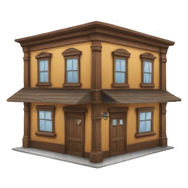 saloon building emoji