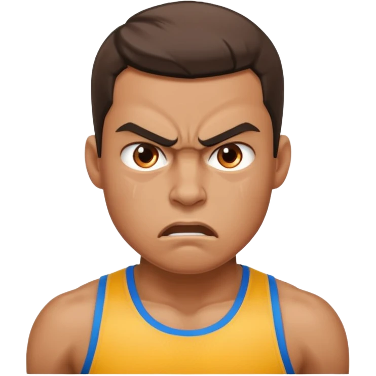 angry athleteperson emoji